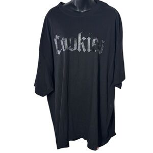 Cookies mens 3xl amalfi coast tee shirt black logo bandana paisley new